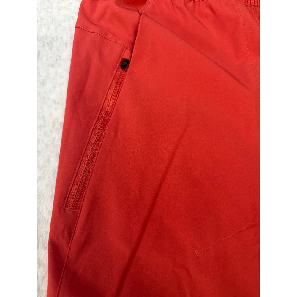 DSG Mens 8 Inch Agility Short Light Red Athletic Fit Moisture Wicking‎ Size S